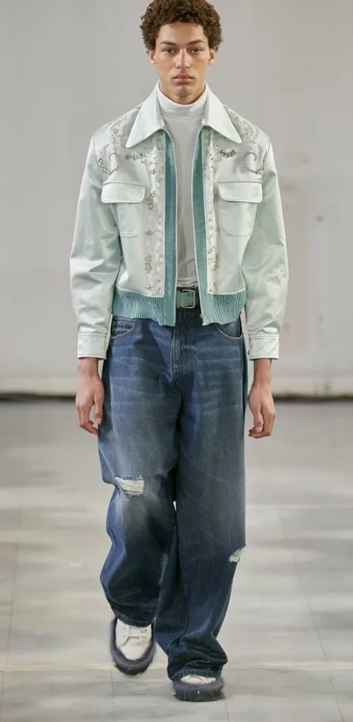 Blue Marble runway look